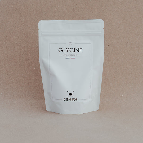 Alpha GLYCINE crystallized