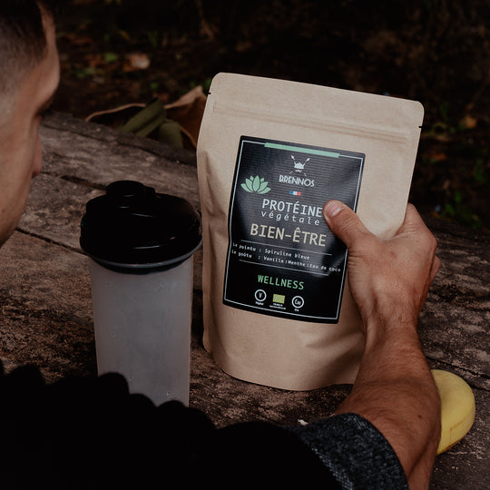 Protéine Wellness - Vanille Banane Spiruline