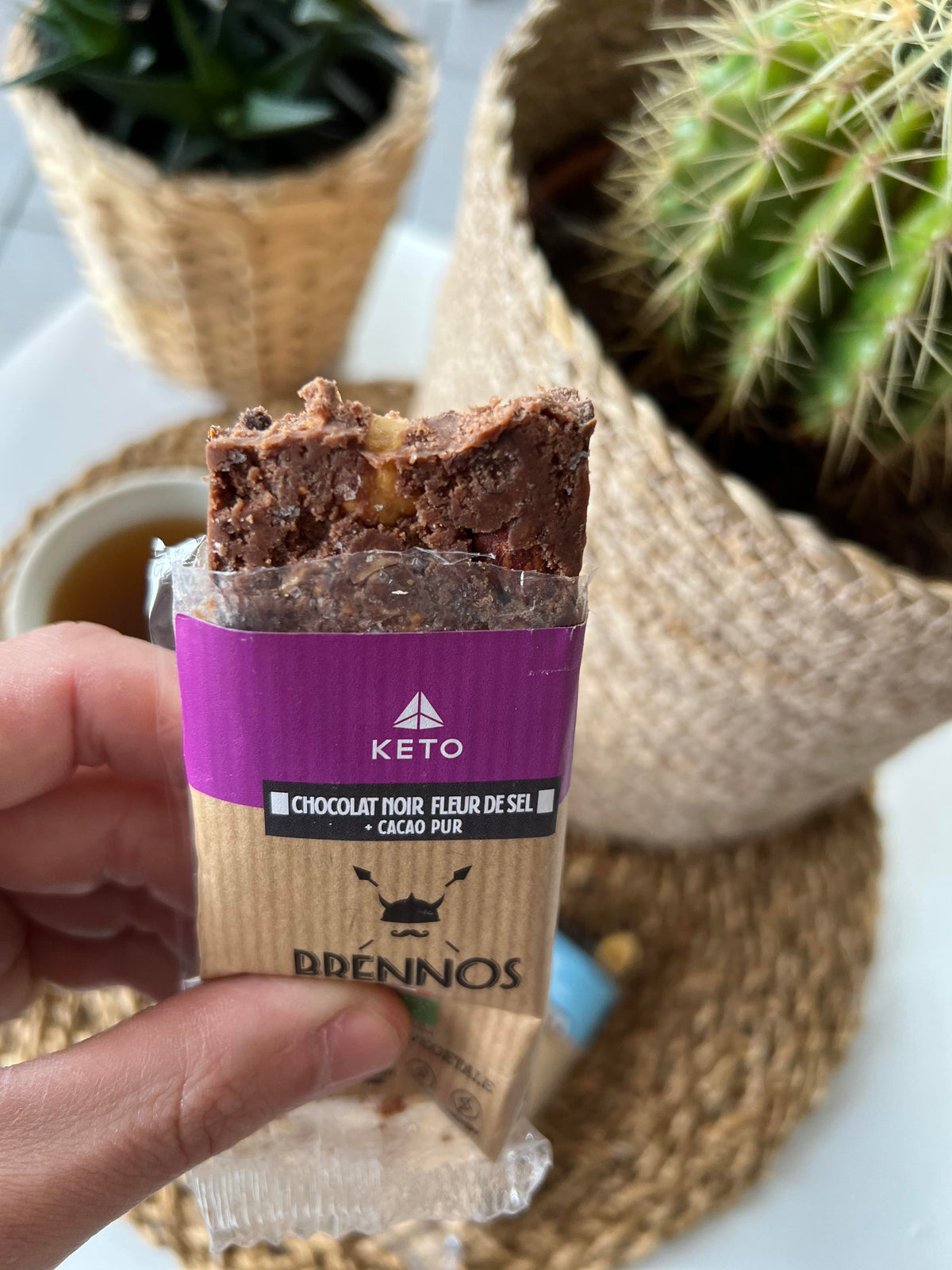 Barre Keto n.2 - Chocolat Noir - Boîte de 10 barres