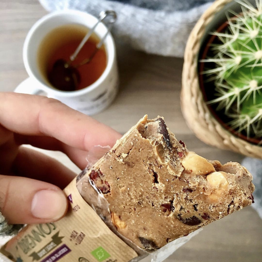 Keto Bar n.1 - Banana and Caramel - Box of 10 bars.