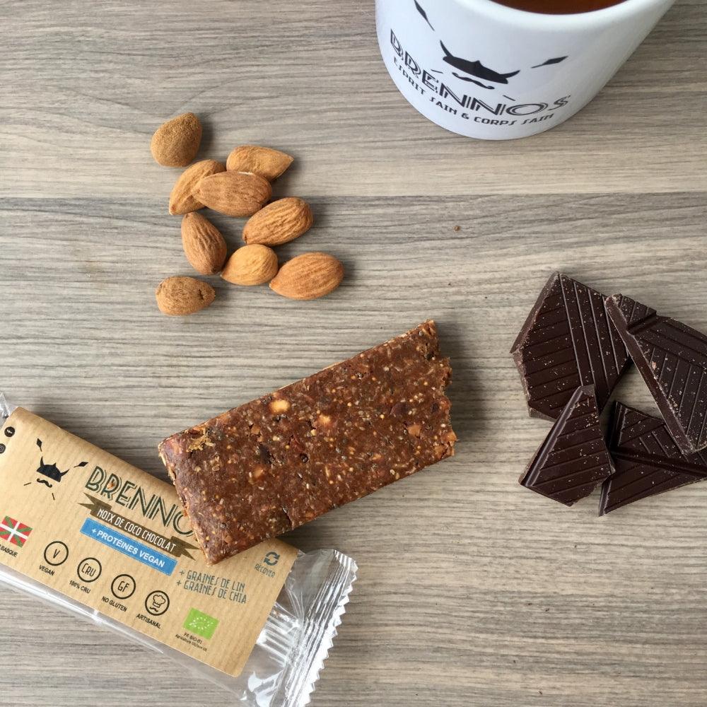 Barre Recover n.1 - Noix de coco et Chocolat - Boîte de 10 barres